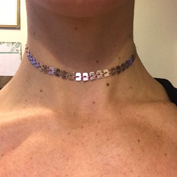 Gorjana Jewelry - luv aj rose gold disco choker